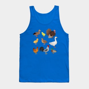 Poultry illustration Tank Top